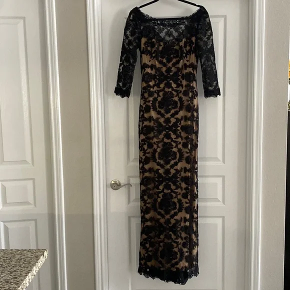 Tadashi Shoji | Dresses | Tadashi Shoji Black Lace Wedding Dress | Poshmark Tadashi Shoji | Dresses | Tadashi Shoji Black Lace Wedding Dress | Poshmark